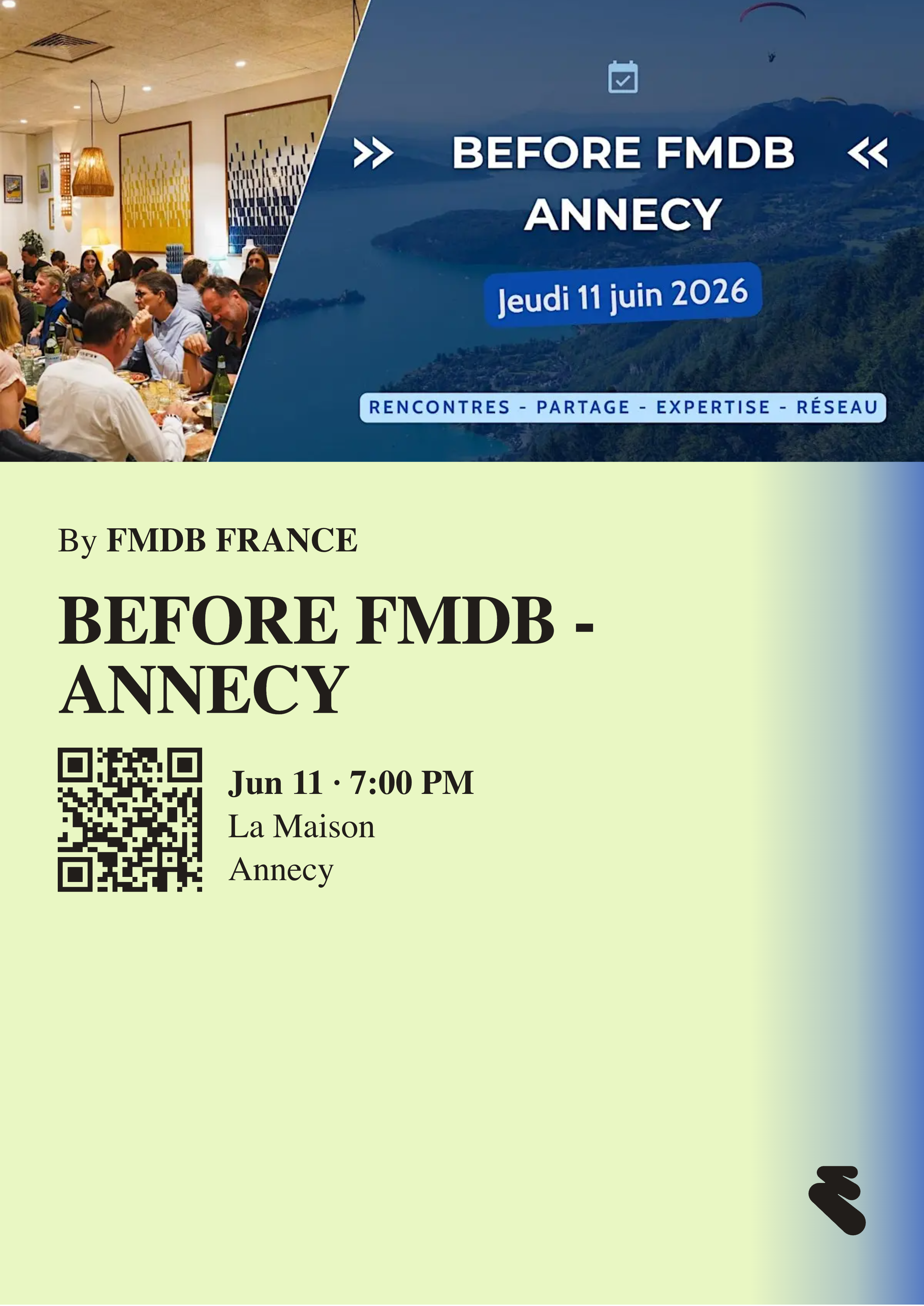 Before FMDB Annecy - Soirée networking